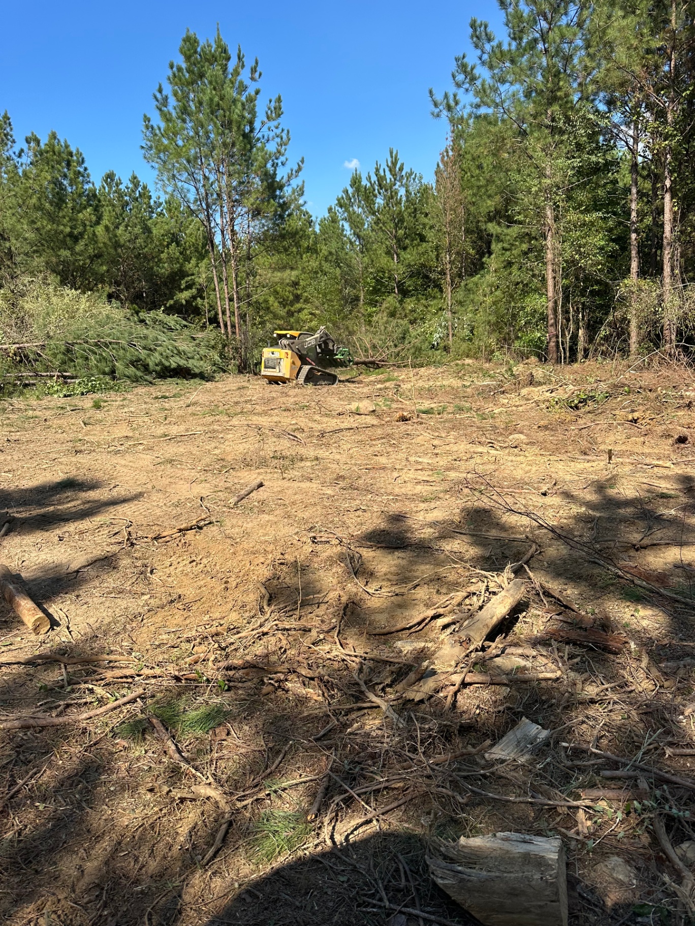 Cleared land in Northeast Alabama by G&S Land Services